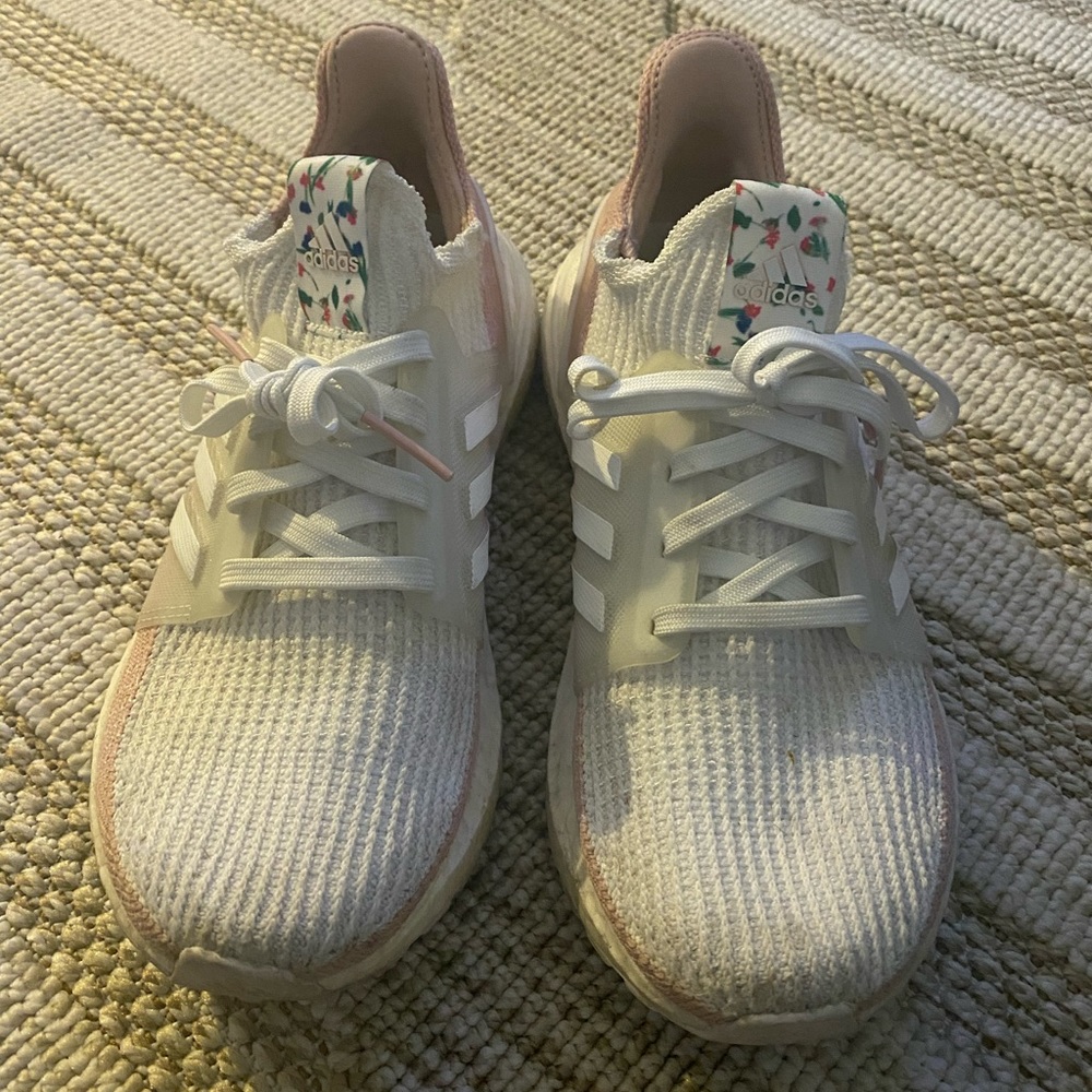Adidas 2019 Ultraboost Pink/White Floral Size 6.5